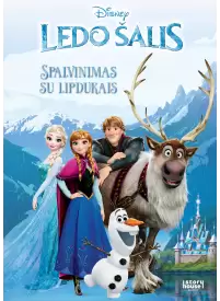Ledo šalis. Spalvinimas su lipdukais1{IMAGE}
