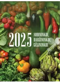 2025 Plėšomas sieninis kalendorius. Sodininkui, daržininkui, gėlininkui1{IMAGE}