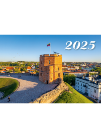 2025 Sieninis 3 dalių kalendorius. Vilnius1{IMAGE}