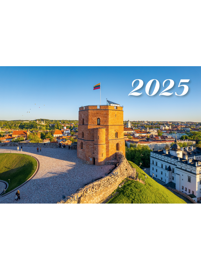 2025 Sieninis 3 dalių kalendorius. Vilnius1{IMAGE}