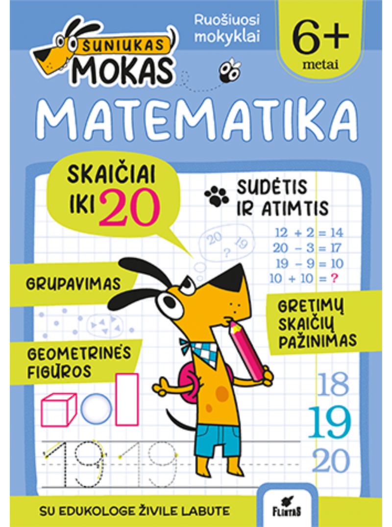 Šuniukas Mokas. Matematika nuo 6 m.1{IMAGE}