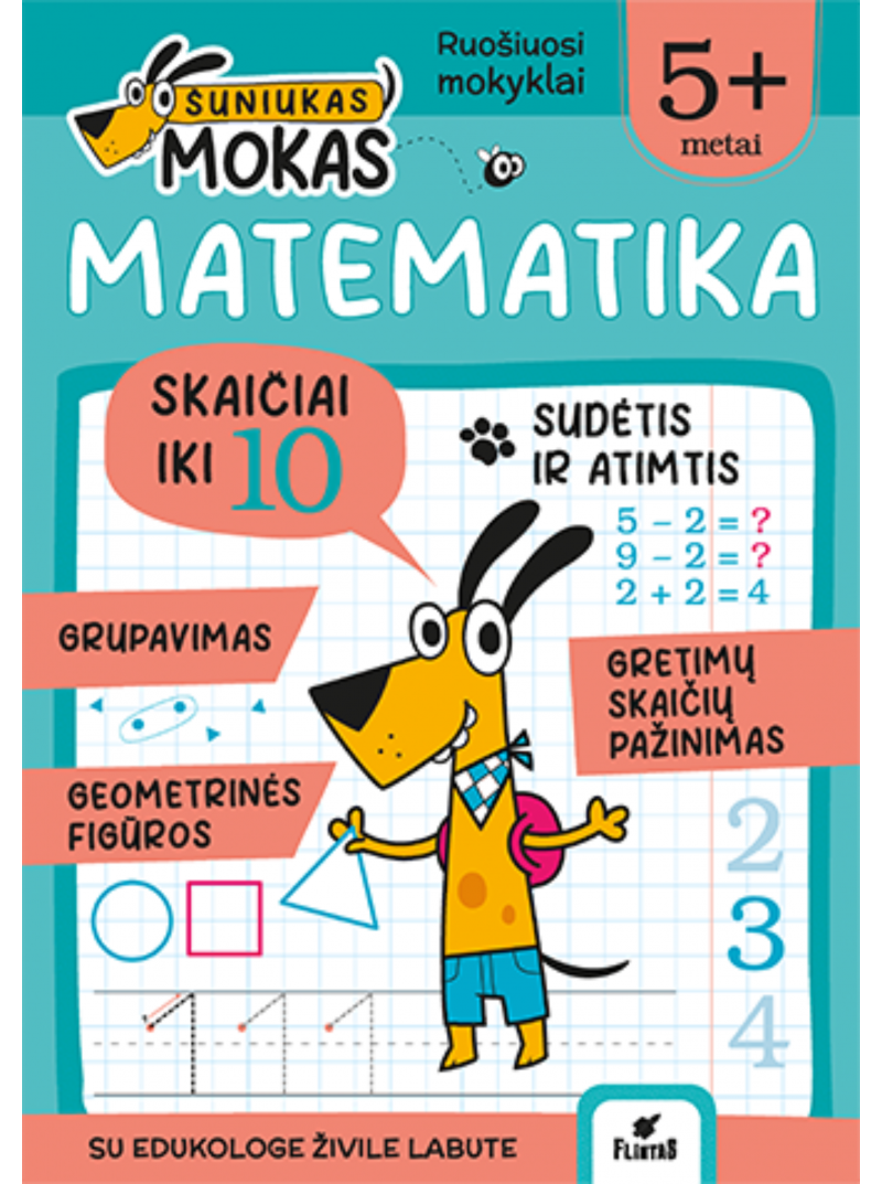 Šuniukas Mokas. Matematika nuo 5 m.1{IMAGE}