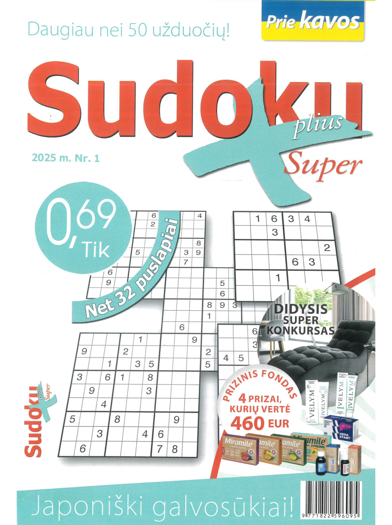 Prie kavos. Sudoku Super Plius1{IMAGE}