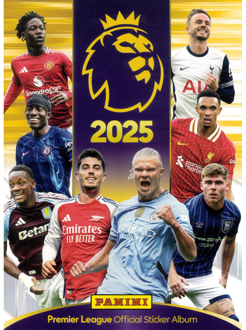 Premier League 2025 lipdukų albumas1{IMAGE}