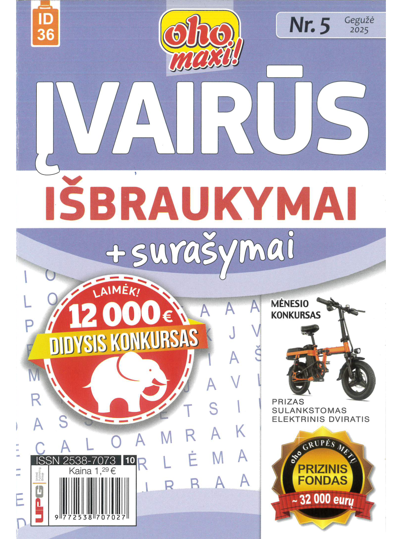 ID36 Oho maxi! Įvairūs išbraukymai+surašymai1{IMAGE}