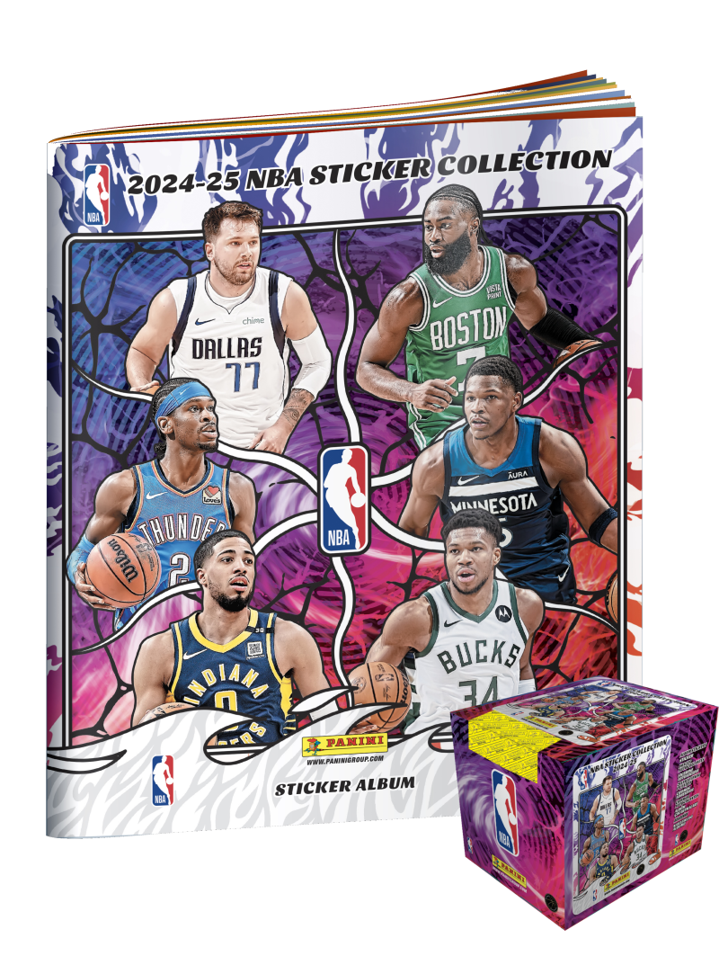 NBA Kolekcinių lipdukų 2024/2025 dėžutė + dovana1{IMAGE}