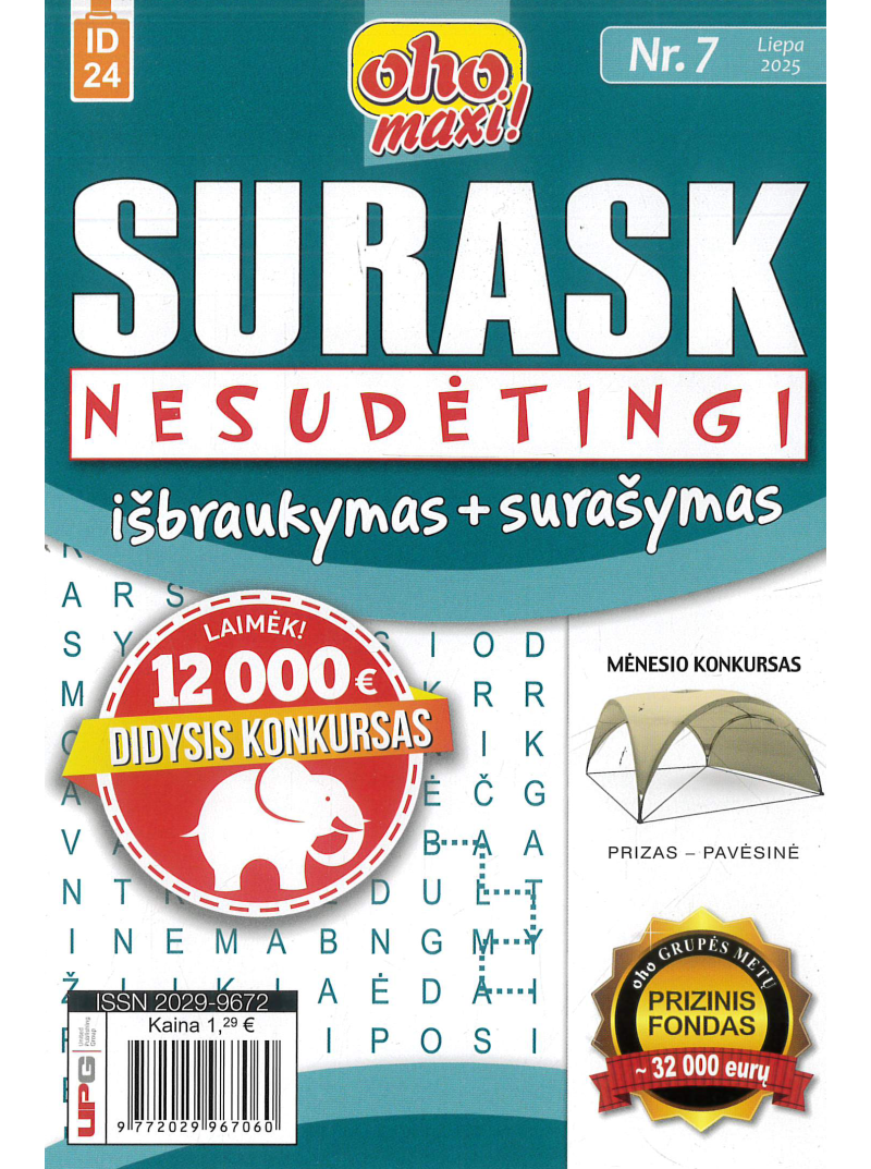 ID24 Oho maxi! Surask nesudėtingi išbraukymas + surašymas1{IMAGE}