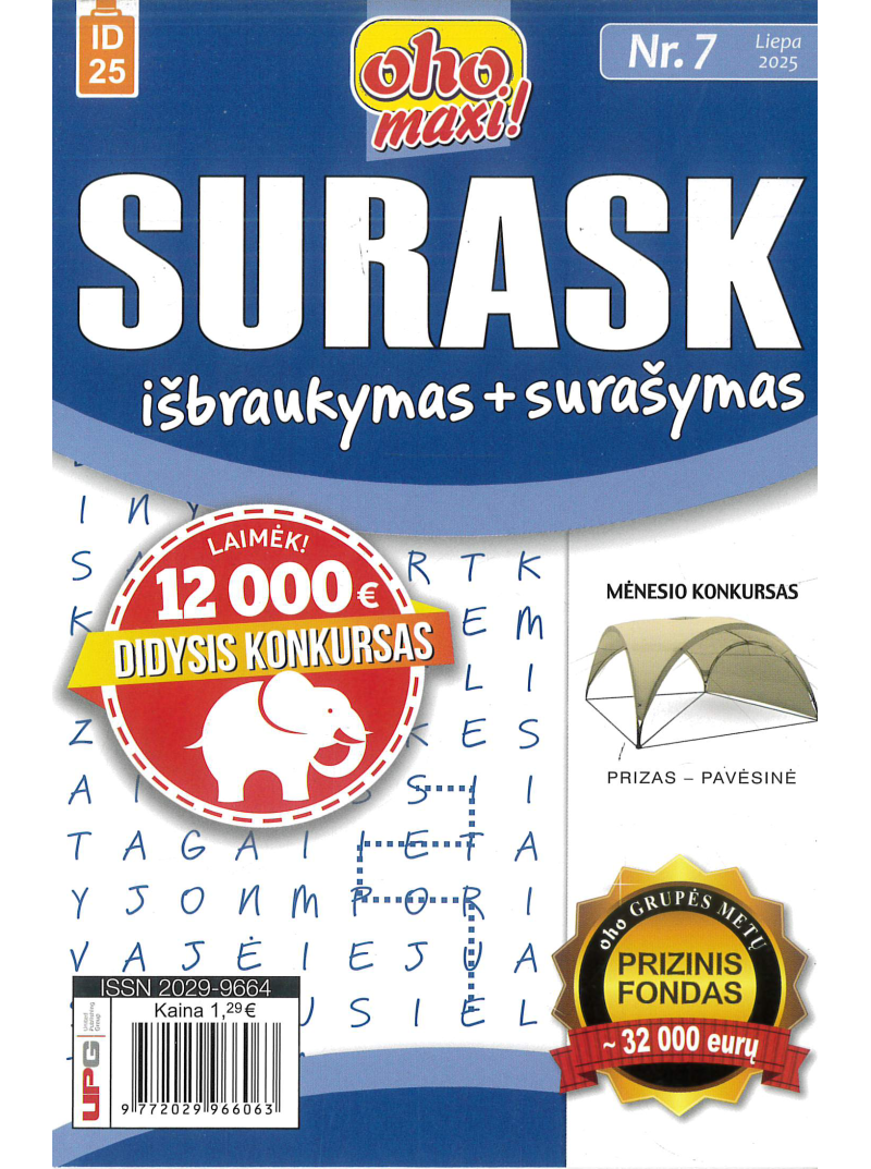 ID25 Oho maxi! Surask išbraukymas + surašymas1{IMAGE}
