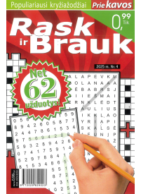 Prie kavos. Rask ir brauk. Populiariausi kryžiažodžiai1{IMAGE}