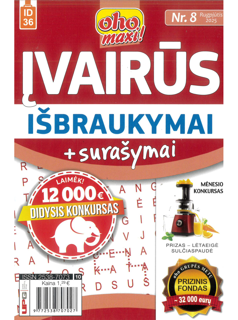 ID36 Oho maxi! Įvairūs išbraukymai+surašymai1{IMAGE}