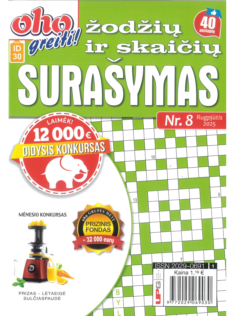 ID30 Oho greiti! Žodžių ir skaičių surašymas1{IMAGE}