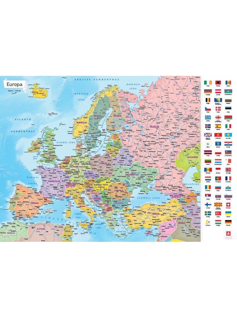 Nutrinamas žemėlapis. Europa1{IMAGE}