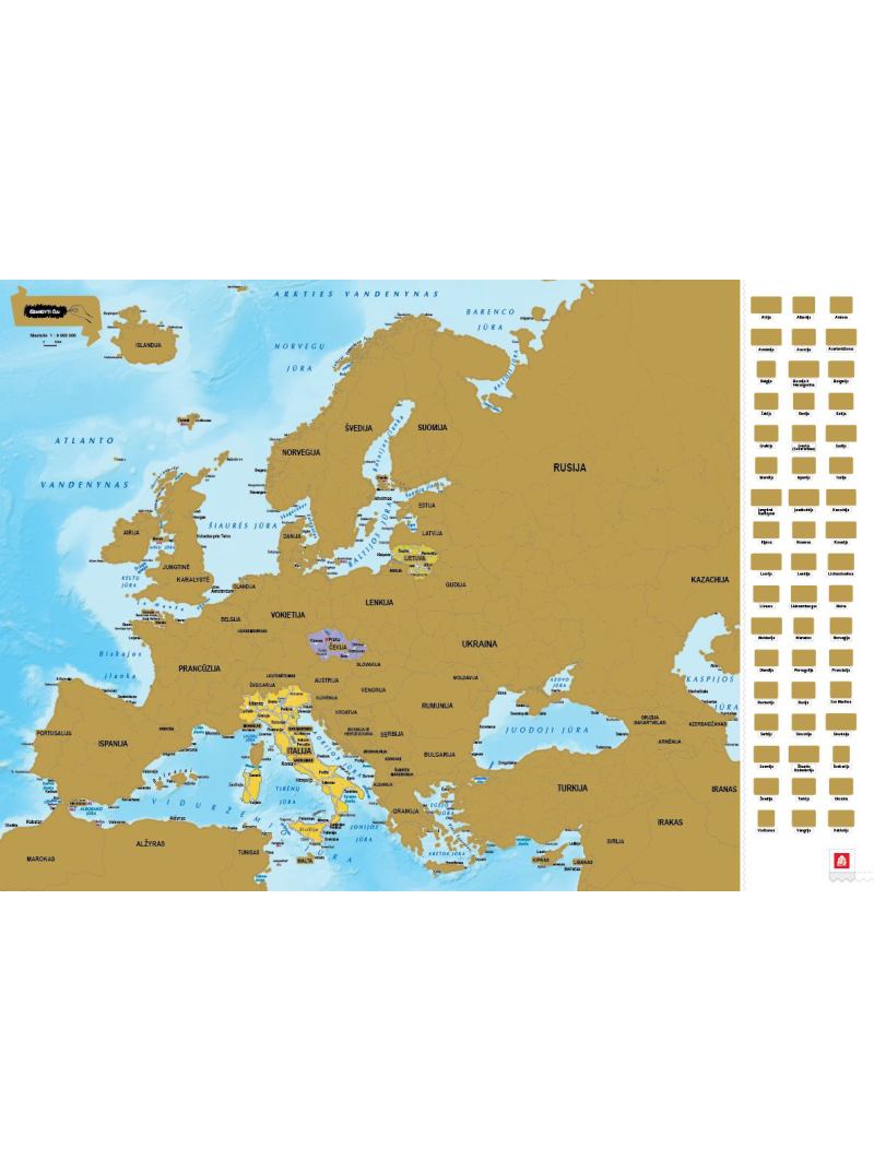 Nutrinamas žemėlapis. Europa1{IMAGE}