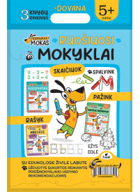 Šuniukas Mokas. Ruošiuosi mokyklai. Knygelių rinkinys. 5 + metai1{IMAGE}