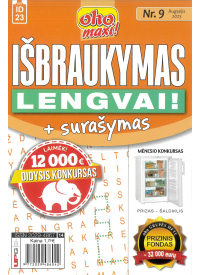 ID23 Oho maxi! Išbraukymas+surašymas lengvai!1{IMAGE}