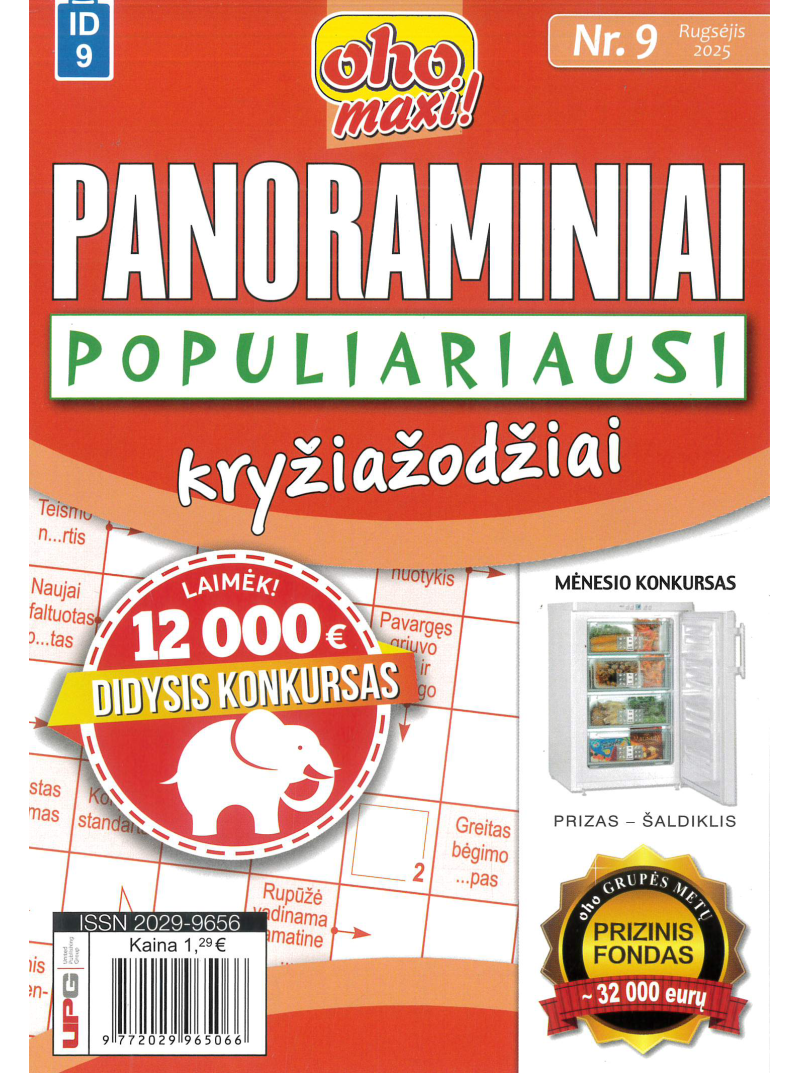 ID09 Oho maxi! Panoraminiai populiariausi kryžiažodžiai1{IMAGE}