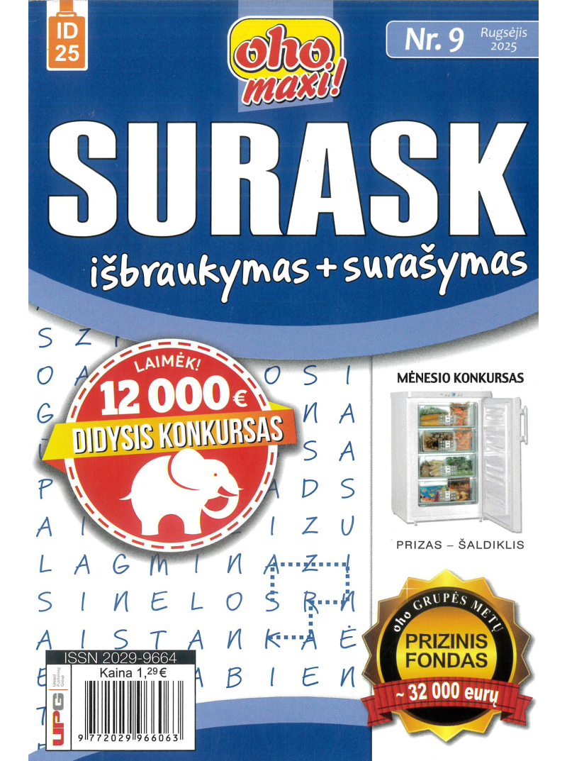 ID25 Oho maxi! Surask išbraukymas + surašymas1{IMAGE}