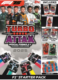 Formula 1 2025 Turbo Attax startinė pakuotė1{IMAGE}