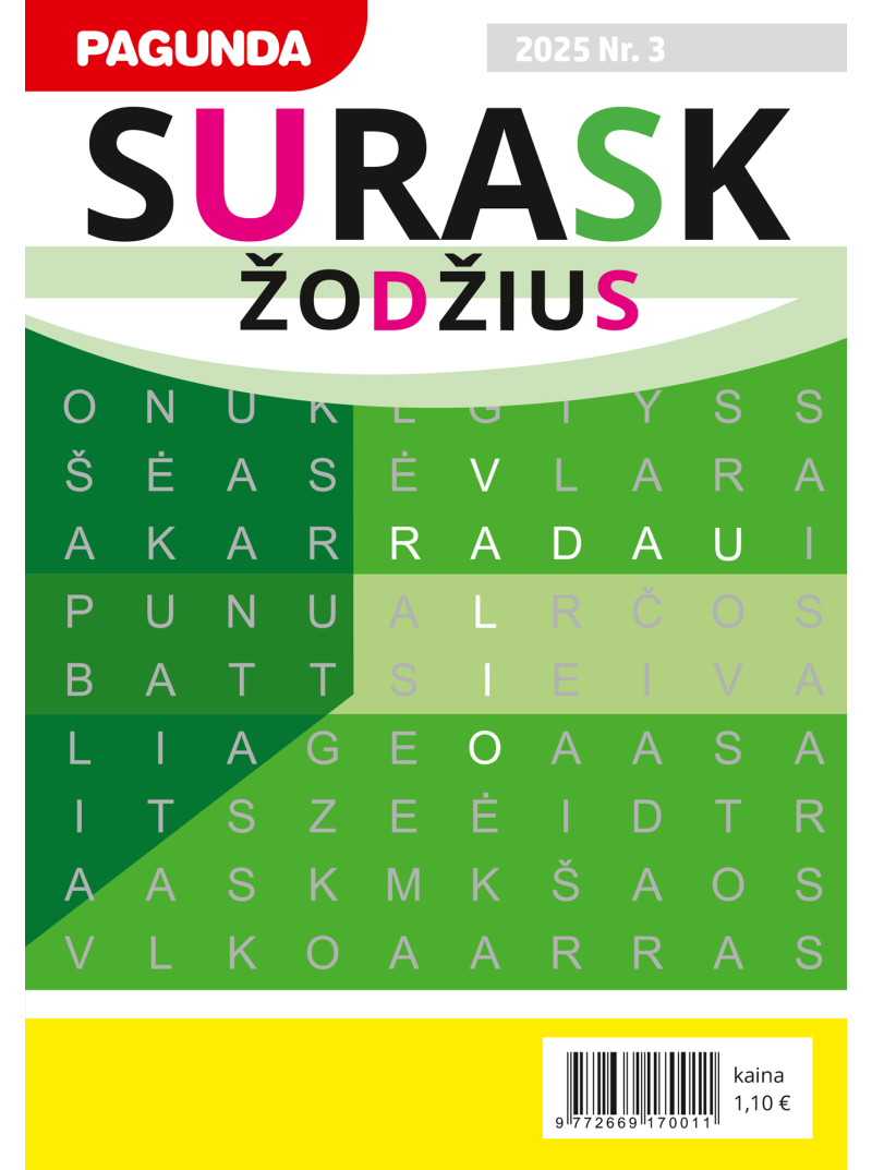 Pagunda surask žodžius1{IMAGE}