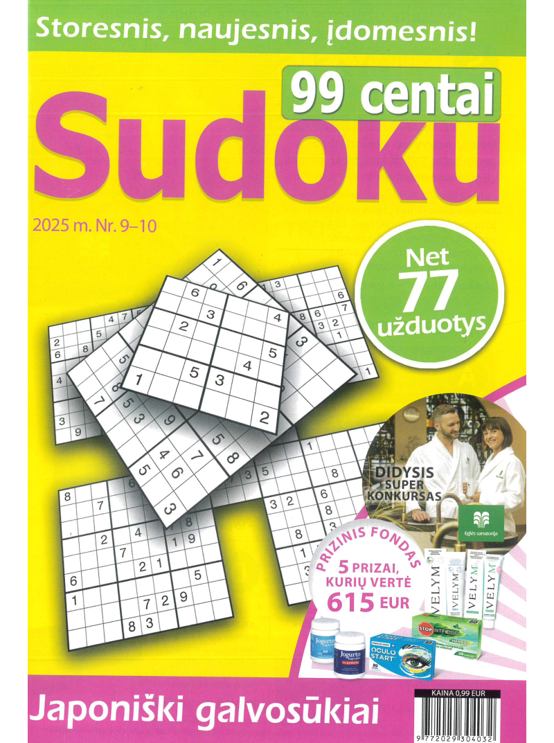 99 centai. Sudoku1{IMAGE}