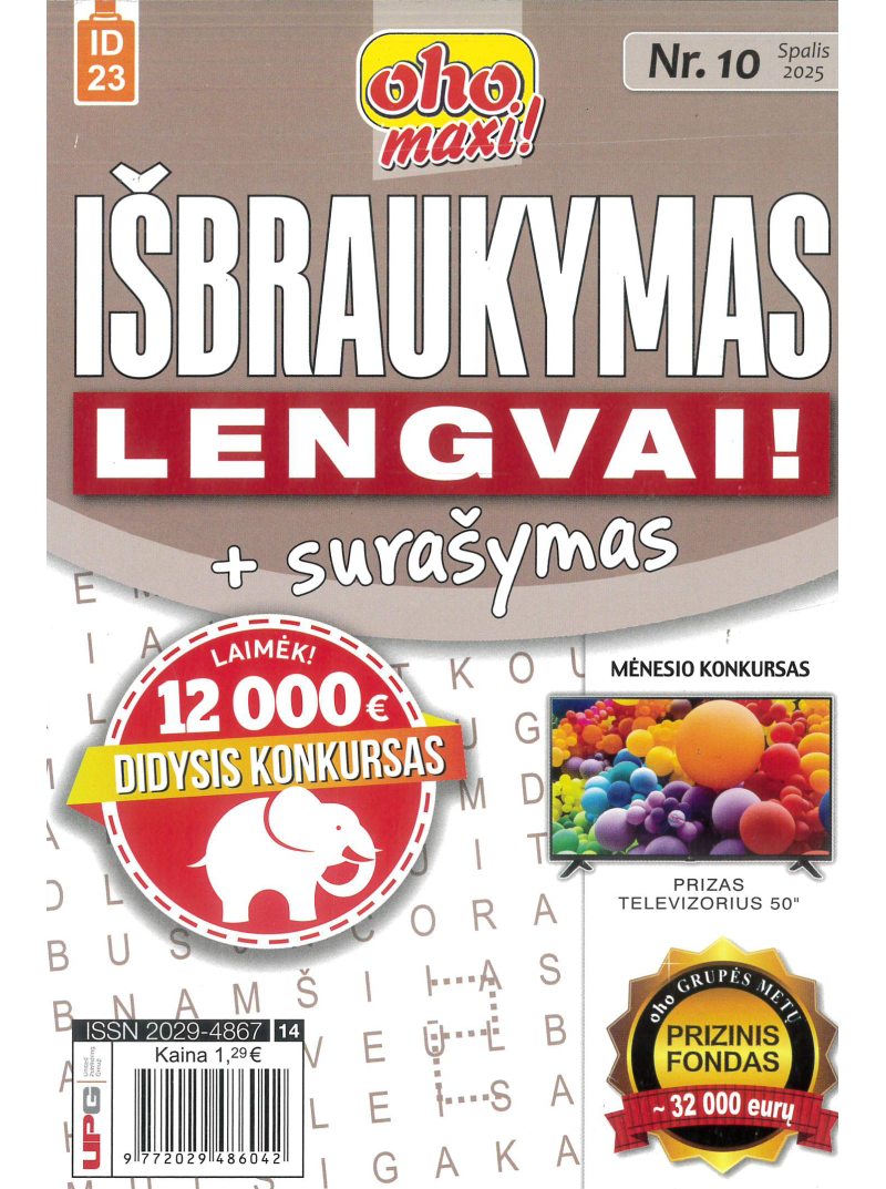 ID23 Oho maxi! Išbraukymas+surašymas lengvai!1{IMAGE}