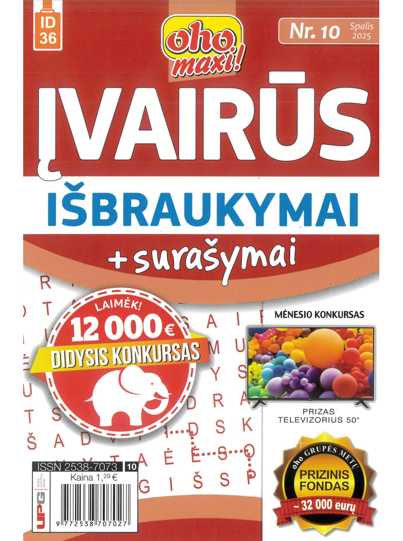 ID36 Oho maxi! Įvairūs išbraukymai+surašymai1{IMAGE}