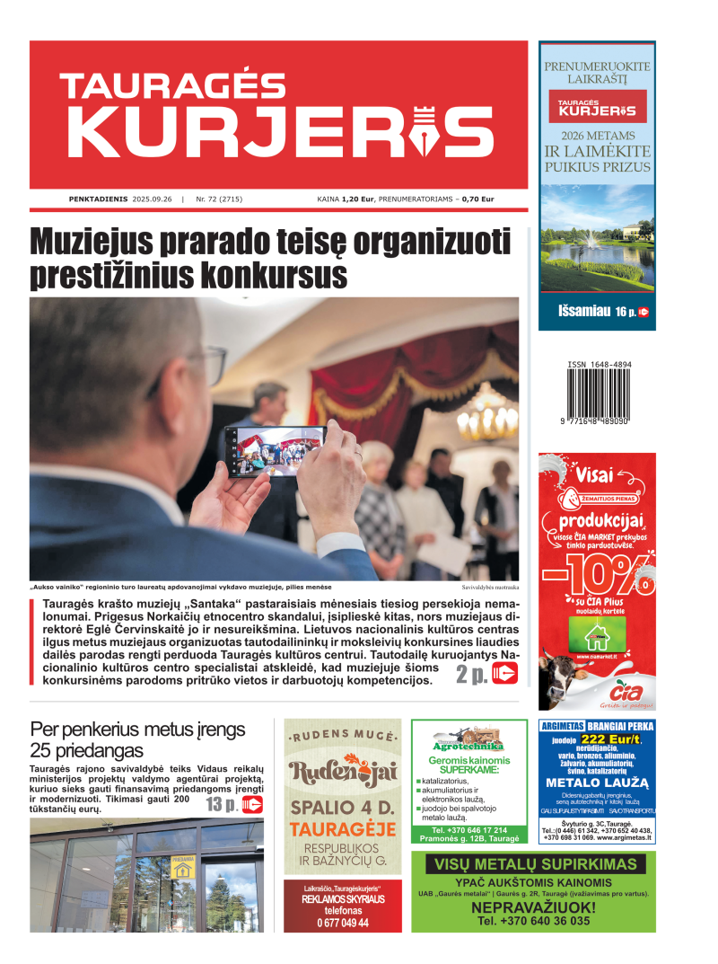 Tauragės kurjeris (juridiniams asmenims)1{IMAGE}