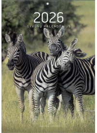 2026 Kalendorius. Gyvūnai1{IMAGE}