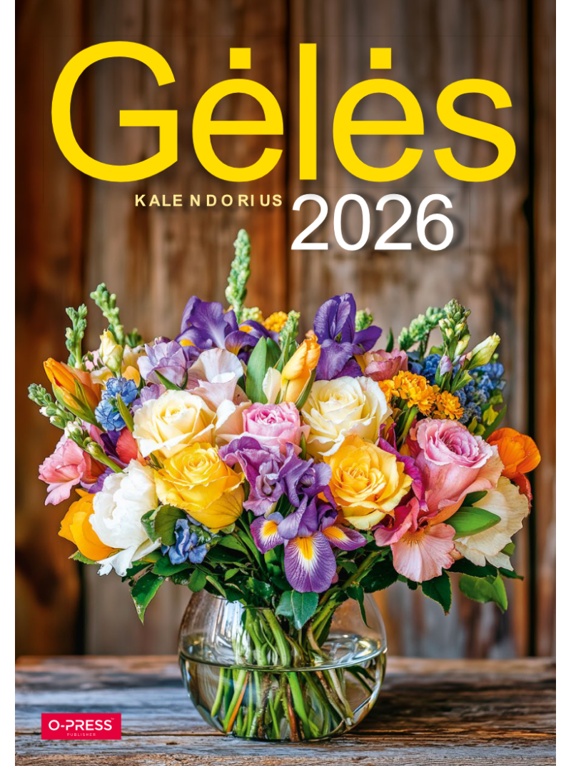 2026 Kalendorius Gėlės1{IMAGE}