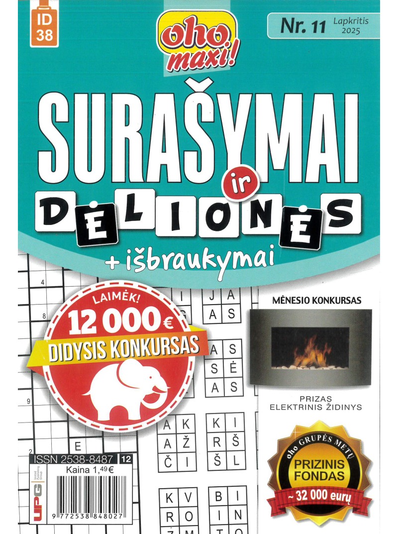 ID38 Oho maxi! Surašymai ir dėlionės1{IMAGE}