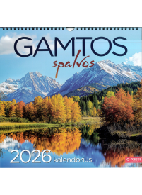 2026 kalendorius. Gamtos spalvos1{IMAGE}