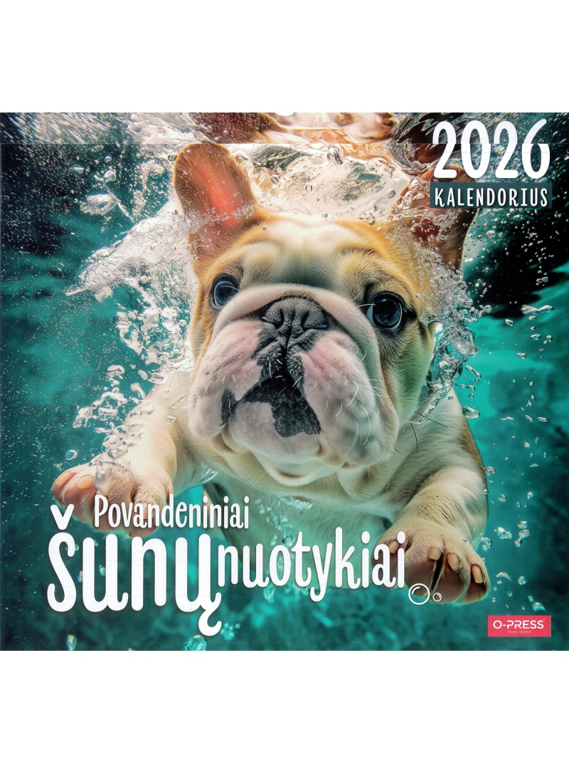 2026 kalendorius. Povandeniniai šunų nuotykiai1{IMAGE}