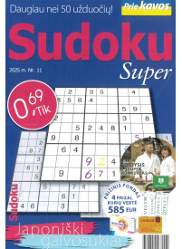 Prie kavos. Sudoku Super1{IMAGE}