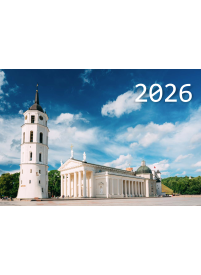 2026 Sieninis 3 dalių kalendorius. Vilnius1{IMAGE}