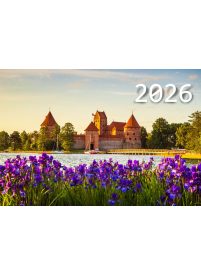 2026 Sieninis 3 dalių kalendorius. Trakai1{IMAGE}