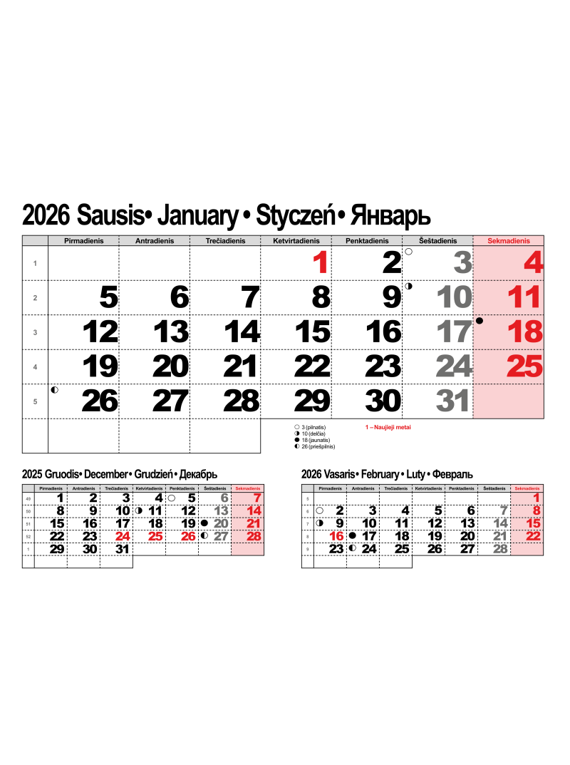 2026 Sieninis kalendorius. Švyturys1{IMAGE}
