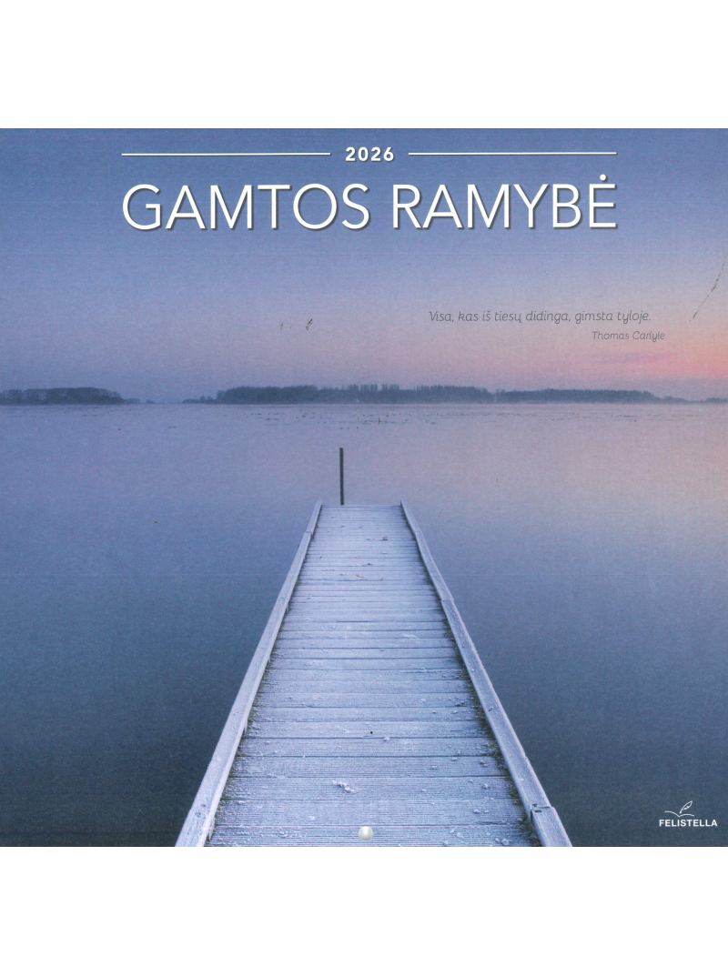 2026 Kalendorius. Gamtos ramybė1{IMAGE}