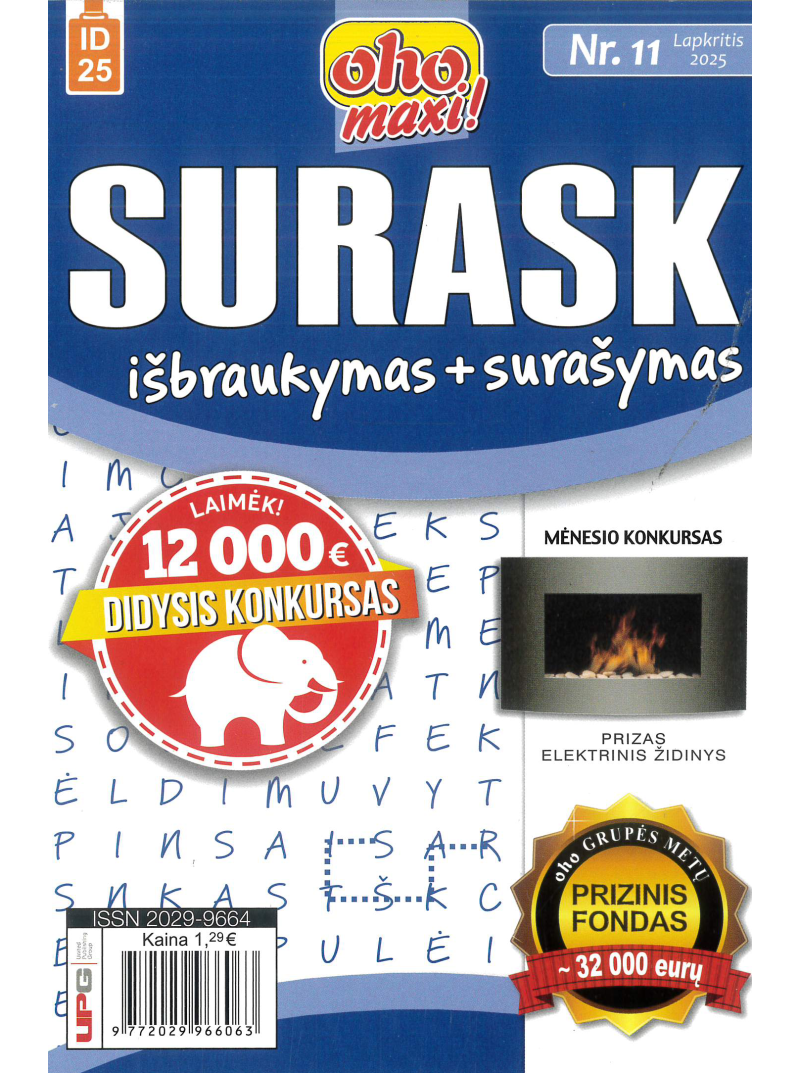 ID25 Oho maxi! Surask išbraukymas + surašymas1{IMAGE}