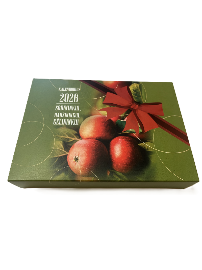 Plėšomas 2026 kalendorius dėžutėje. Sodininkui, daržininkui, gėlininkui1{IMAGE}
