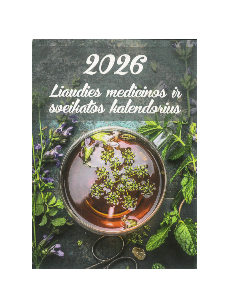 Plėšomas 2026 kalendorius dėžutėje. Liaudies medicina ir sveikata1{IMAGE}