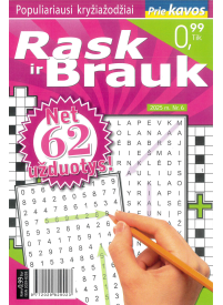 Prie kavos. Rask ir brauk. Populiariausi kryžiažodžiai1{IMAGE}