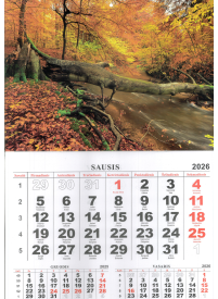 2026 vienos dalies sieninis kalendorius. Miškas1{IMAGE}