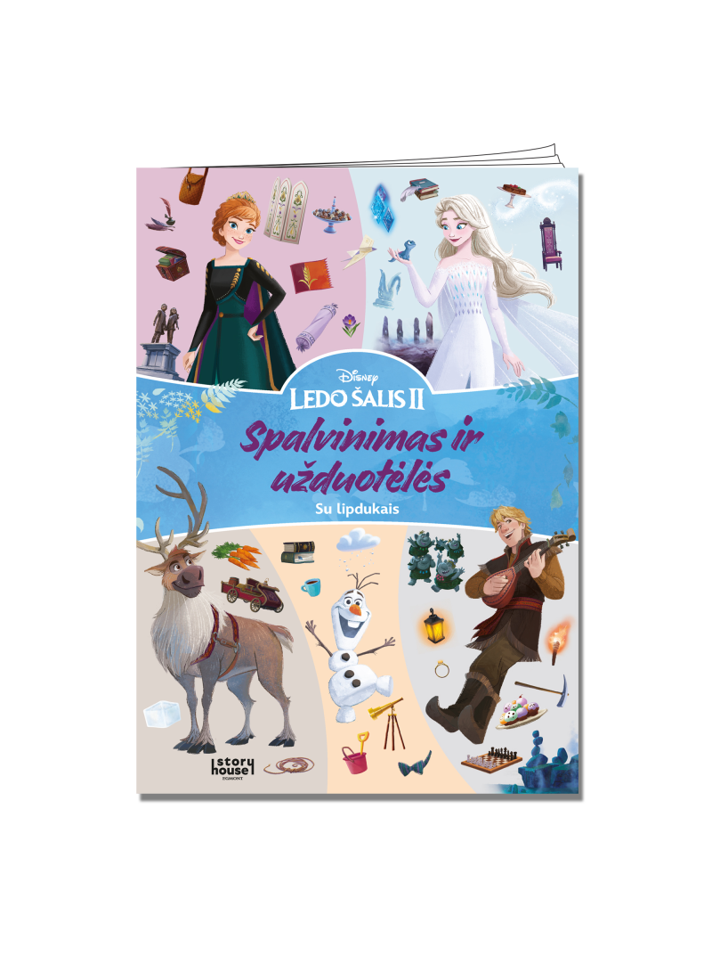 Ledo šalis II. Užduotėlės su lipdukais1{IMAGE}