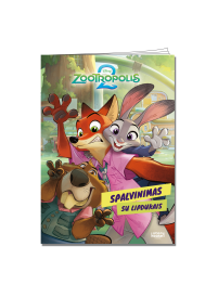 Zootropolis 2. Spalvinimas su lipdukais1{IMAGE}