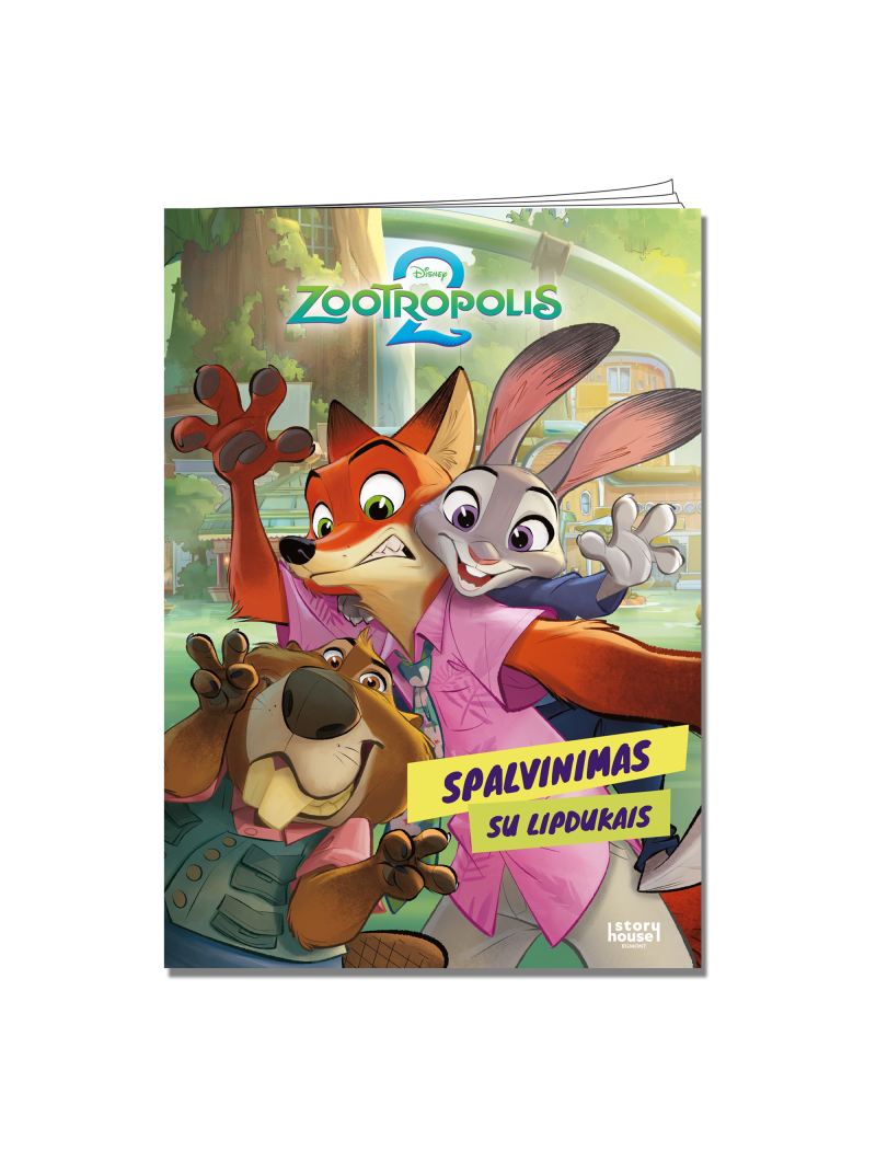 Zootropolis 2. Spalvinimas su lipdukais1{IMAGE}
