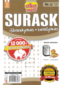 ID25 Oho maxi! Surask išbraukymas + surašymas1{IMAGE}