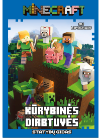 Minecraft Kūrybinės dirbtuvės. Užduotėlės su lipdukais1{IMAGE}