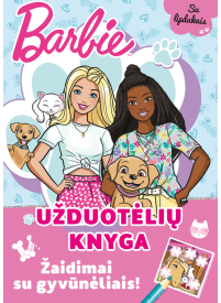 Barbie. Žaidimai su gyvūnėliais. Užduotėlių knyga1{IMAGE}