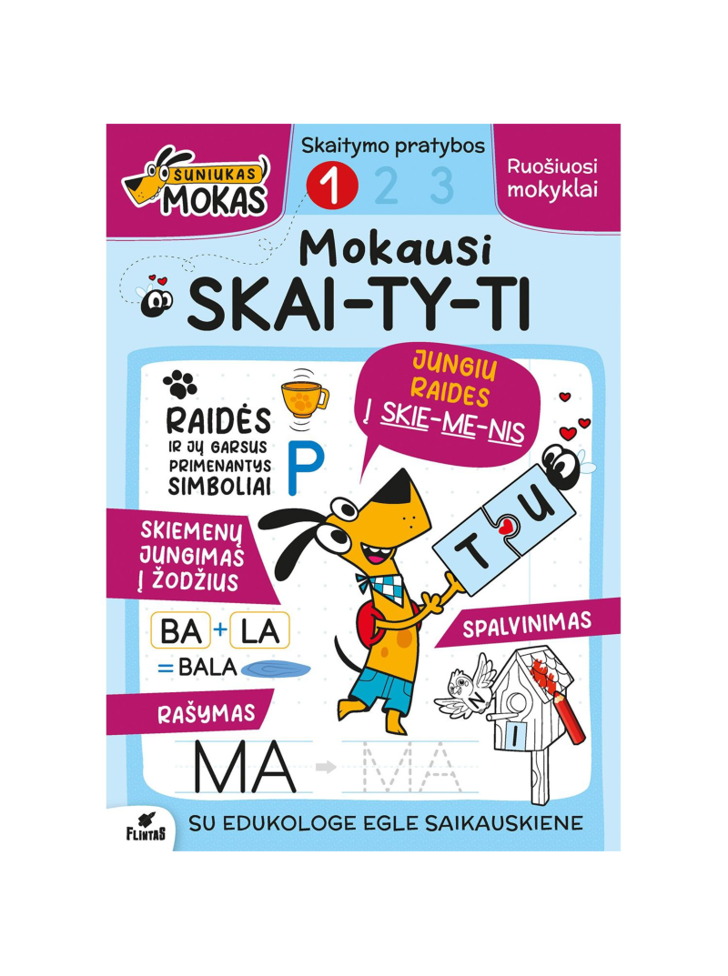Šuniukas Mokas. Mokausi skaityti (1 dalis)1{IMAGE}