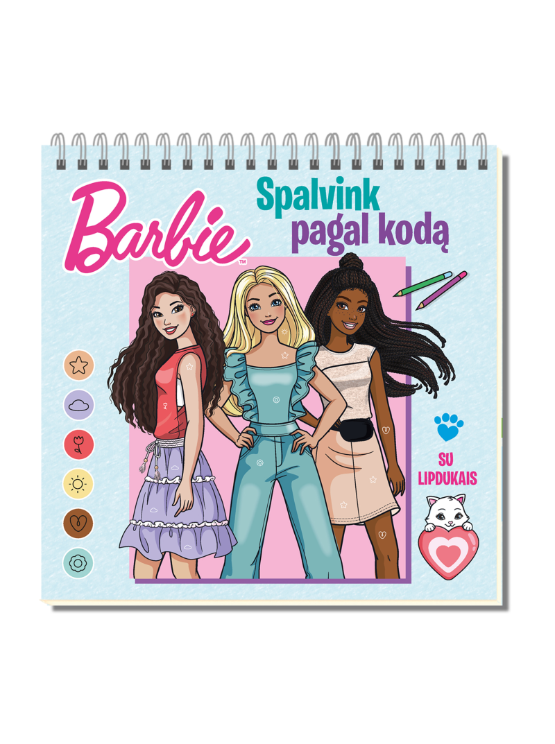Barbie. Spalvink pagal kodą1{IMAGE}